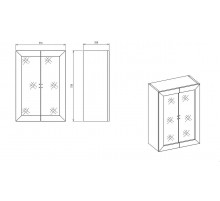 Тумба под ТВ Лоретто (Loretto) LORET-15pp+c Тумба под ТВ Лоретто (Loretto) LORET-15pp+c